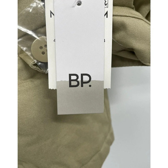 Bp. Women's Shacket Shirt Jacket Quilted with Pockets Button Front Size XL Tan - Picture 10 of 13